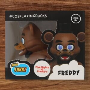 NIB Tubbz Mini 5 Nights at Freddy's: Freddy Rubber Duck